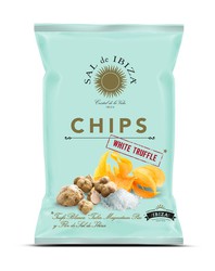 Patatas chips trufa blanca sal de ibiza 45 grs