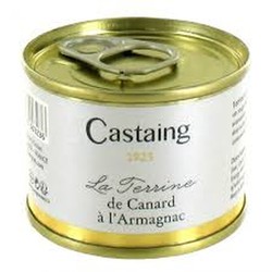 Canard paté a l'armagnac støbning 67 gr