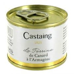 Canard paté a l'armagnac castaing 67 grs