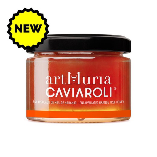 Orange honungspärlor 20 g caviaroli sfärer