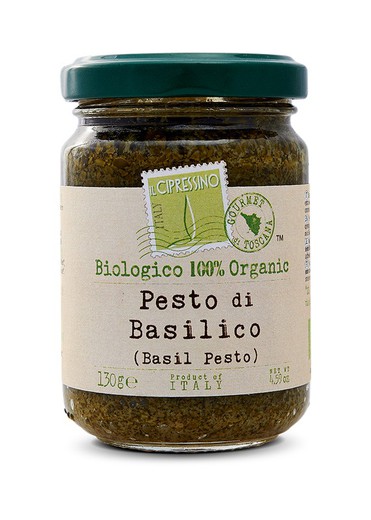Pesto met basilicum bio il cipressino 130 grs