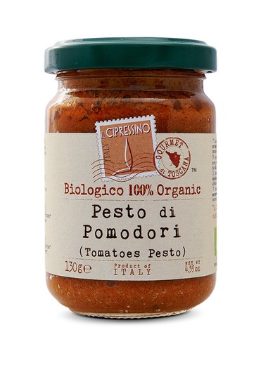 Pesto met tomaat bio il cipressino 130 grs