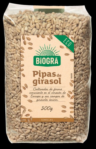 Pipas de Girasol 500g Semillas Ecológicas Biogra