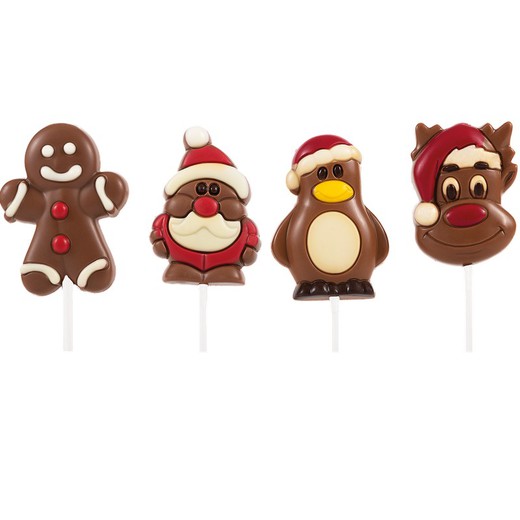 Merry Christmas chocolade lolly 30 grs