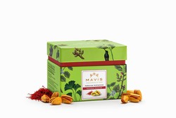 Irańskie pistacje z szafranem 100 g pudełko Mavis Nuts