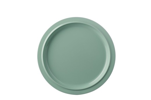 Assiette plate en mélamine Mepal vert rétro 25 cm