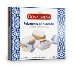 Polvorón de Almendra Doña Jimena 430g Especial Navidad