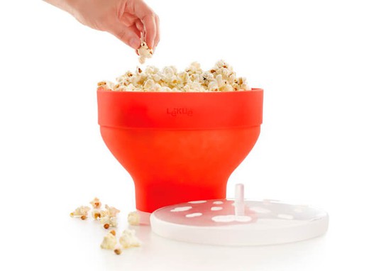 Pop corn lékue pour popcorn micro-ondes