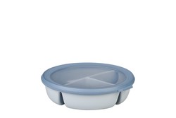 Portacomida Fiambrera Hermética Azul Nordico Bento Bol Cirqula Mepal 250+250+500ml