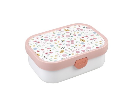 Children's Food Carrier Lunch Box Flowers and Butterflies Mepal Campus