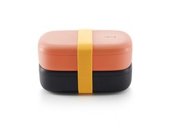Portacomida lékue lunchbox to go coral