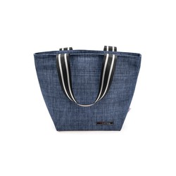 Portacomida Lunchbag Tote Azul Jaspeada Iris