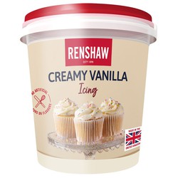 Prepared mousse icing creamy vanilla 400 grs renshaw