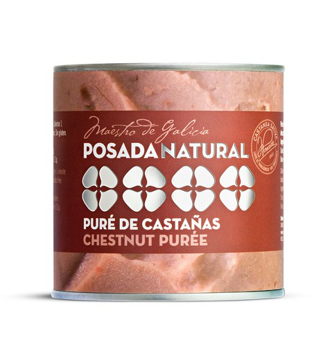 Puré Castaña 72% Posada Galicia Lata 400 grs