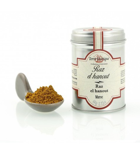 Root of hanout. Moroccan spice mix terre exotique