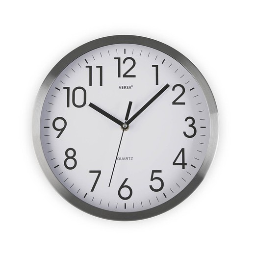 Aluminum clock 20 cm diameter