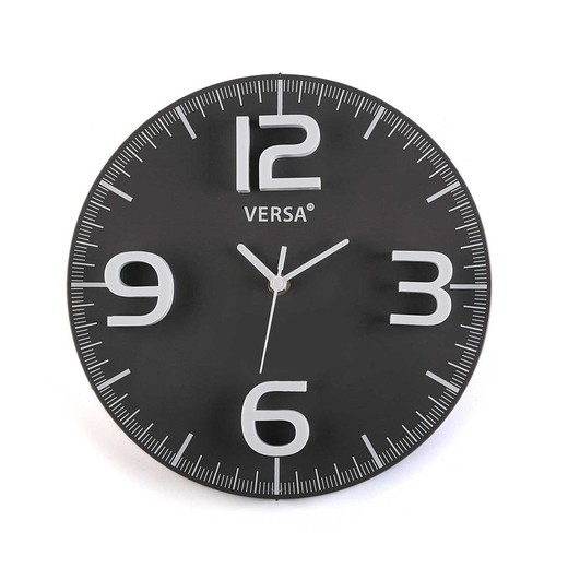 Horloge de cuisine grise