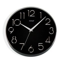 Reloj de cocina negro