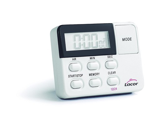 Orologio timer da cucina magnetico con sveglia Lacor