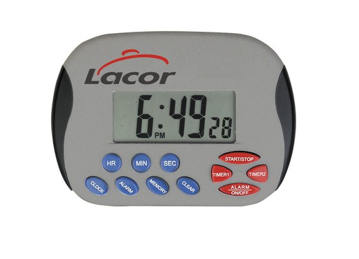 Reloj Minutero Digital Cocina C/Avisador Acustico Lacor