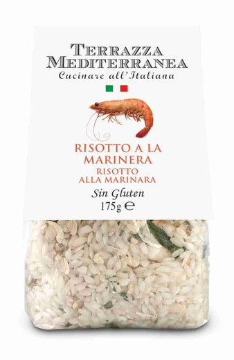 Seafood risotto 175 grs gluten-free Mediterranean terrace