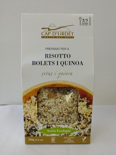 Bio Urdet Risotto met Quinoa en Champignons 250 gr