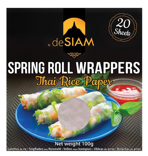 Spring rolls 20 sheets 100g thai food