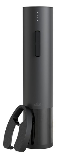 Elektrische kurkentrekker USB Zwart Luxe Lacor