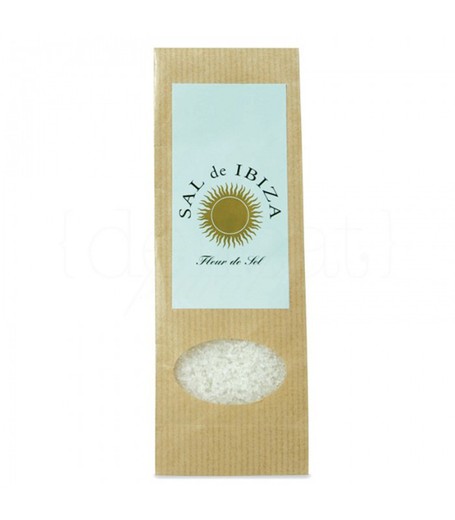 Sal de ibiza flor de sal bolsa rellenable 150 grs