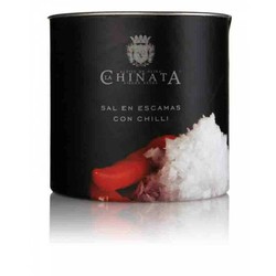 Sal marina en escamas 'chilli' la chinata 165 grs