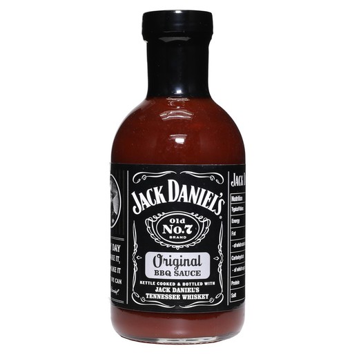 Bottiglia di salsa barbecue originale di Jack Daniel's 553 g.