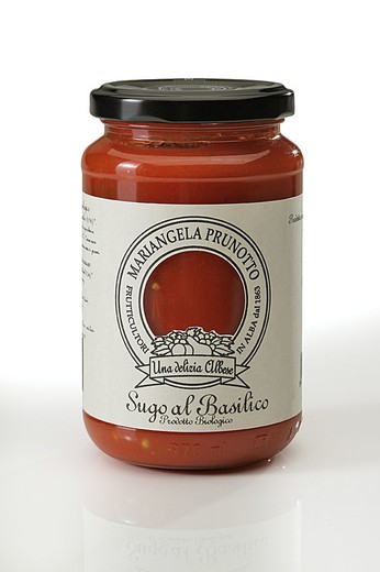 Salsa de tomate y albahaca 340 g Mariangela Prunotto