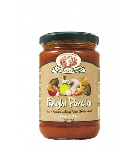 Sauce tomate et champignons 270 g rustichella d'abbruzzo