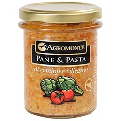 Salsa pan & pasta alcachofa ciliegino agromonte 106 grs