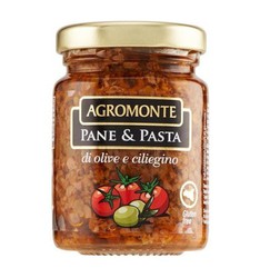 Sauce bread & olive and ciliegino pasta agromonte 106 grs