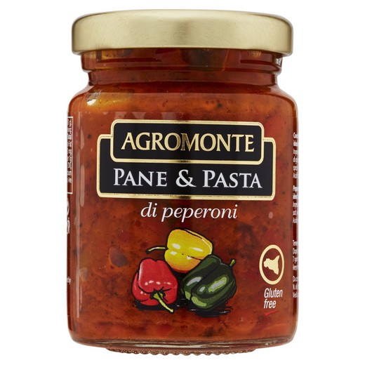 Sauce bread & sweet pepperoni pasta agromonte 106 grs