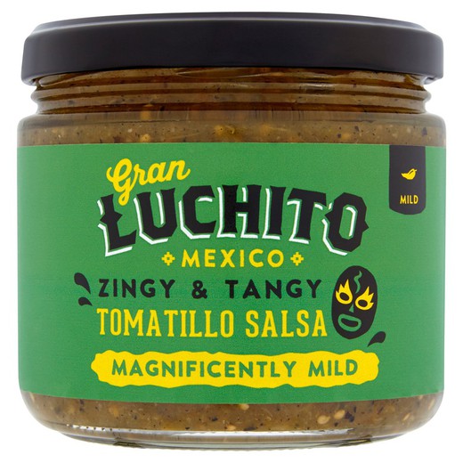 Tomatillo sauce luchito mexican food 300 grs