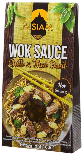 Wok Chili Basil Sauce 100g Thai mad