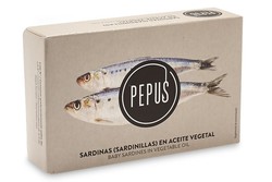 Sardinas "sardinillas" en aceite vegetal pepus