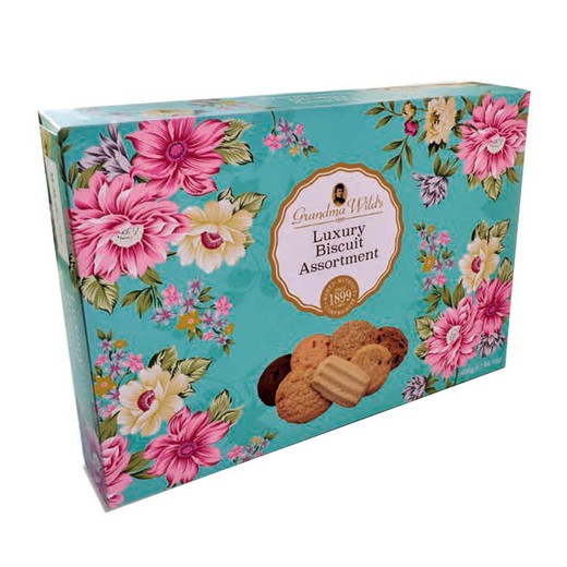 Selección Galletas Victorian Floral Luxury Grandma Wilds Britain 400g