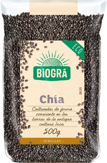 Semillas de Chia 500g Semillas Ecológicas Biogra