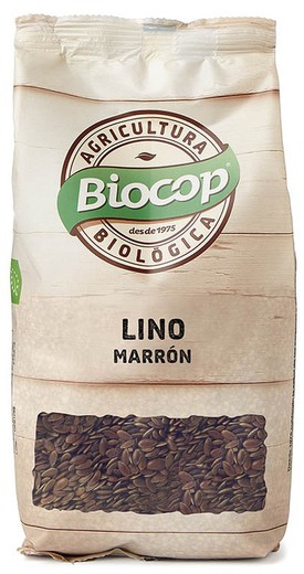 Σπόροι καφέ λιναριού biocop 250 g βιολογικού βιολογικού