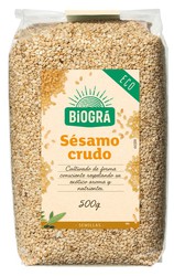 Sésamo crudo 500g Semillas Ecológicas Biogra