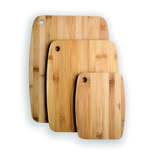 Set of 3 Lacor Bamboo Cutting Boards