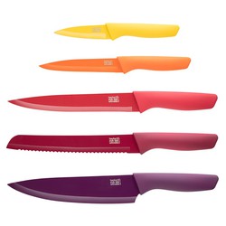 Conjunto de 5 facas multicoloridas para testemunhas oculares Taylor's