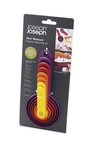 Set 8 medidores cocina Nest Measure Multicolor Joseph