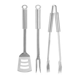 Stainless Steel Mustang Maku 3 Piece Barbecue Set