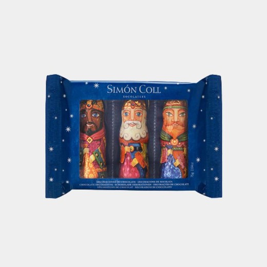Chocolate Set Figures Three Wise Men to Hang on a Tree