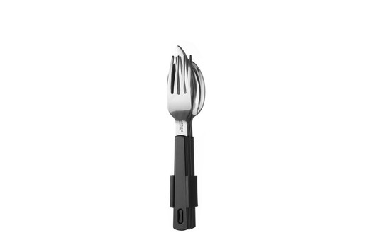Cutlery Set 3 Pieces Mepal Black
