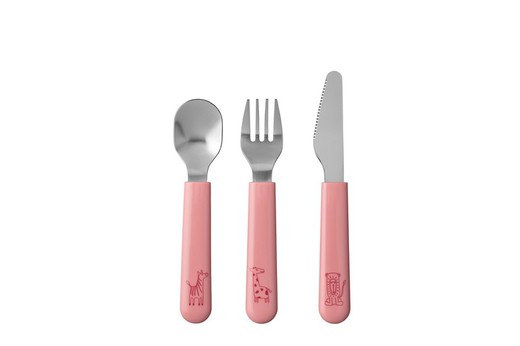 Children's cutlery set mio 3 pcs - pink